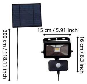 Eglo 900247-LED Solární reflektor se senzorem VILLAGRAPPA 15xLED/0,03W/3,7V IP44