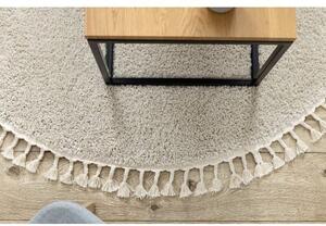 Dywany Luszczow Kusový koberec kulatý BERBER 9000, krémový Rozměr koberce: 120 cm KRUH