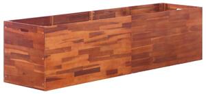 Vyvýšený záhon akáciové dřevo 200 x 50 x 50 cm