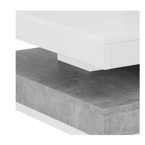 Konferenční stolek MANDA (bílá + beton). 1091519