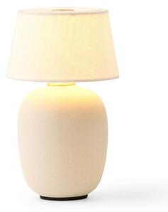 Stolní lampa Audo Copenhagen, Torso, stmívatelné, Béžová, Obývací pokoj, Keramika, Design
