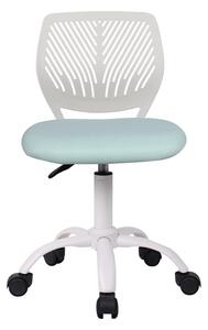 Dětská otočná židle SELMA (neomint + bílá). 1091554