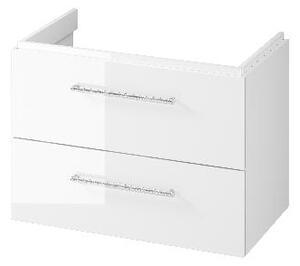 Kielle Arkas I - Skříňka pod umyvadlo 79x44x57 cm, 2 zásuvky, lesklá bílá 50011800