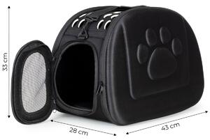 Přepravní taška pro psy a kočky XL Petsi černá