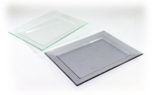 BDK-GLASS Servírovací tác MAXIM 29x23cm Barva: Extra čiré sklo