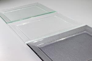 BDK-GLASS Servírovací tác MAXIM 29x23cm Barva: Čiré sklo