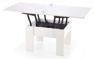 HALMAR Konferenční rozkládací stolek Serafo bílý