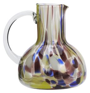 Skleněný džbán z brokového skla 17 cm