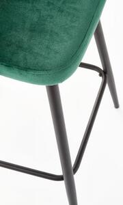 HALMAR Barová židle Ivy6 tmavě zelená