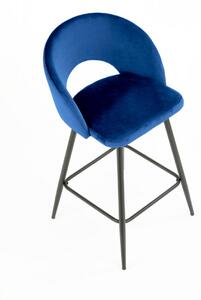 HALMAR Barová židle Ivy6 tmavě modrá