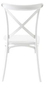 Jídelní židle SAVIVA (bílá). 1091680