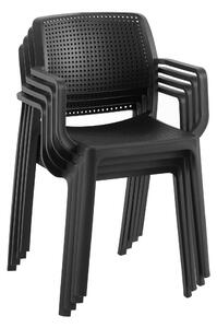 Jídelní židle BENTON (černá). 1091684