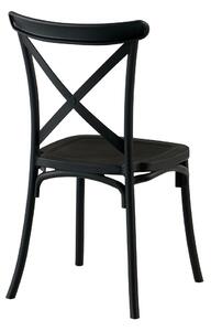 Jídelní židle SAVIVA (černá). 1091685