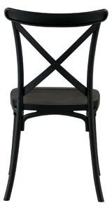 Jídelní židle SAVIVA (černá). 1091685