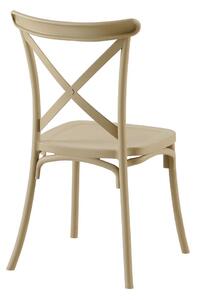Jídelní židle SAVIVA (šedohnědá). 1091690