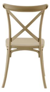 Jídelní židle SAVIVA (šedohnědá). 1091690