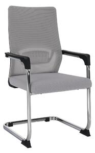 Konferenční židle KABIR (šedá + černá). 1091746