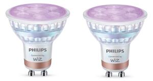 WiZ Smart LED 50W bodové světlo PAR16, 2× GU10 345lm 2200-6500K
