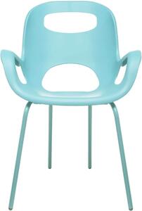 Umbra - Židle Oh - tyrkysová - 86,4x61x61 cm