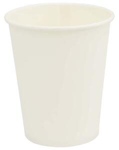 Papírové kelímky na kávu 1000 pcs 8oz 200ml bílé