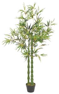 Umělá rostlina bambus s květináčem zelená 160 cm
