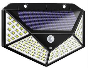 HJ Solární nástěnné LED světlo s čidlem pohybu