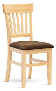 Stima židle PINO K borovicový masiv Odstín: Borovice Masiv, Látky: MAX grigio T23