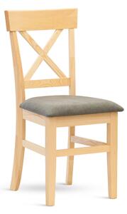 Stima židle PINO X borovicový masiv Odstín: Borovice Masiv, Látky: MAX grigio T23