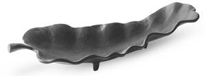 DEKORAČNÍ KOVOVÝ PODNOS KELSI (04) 43X19X12 CM ČERNÝ