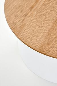 HALMAR Konferenční stolek Azzura přírodní/bílý