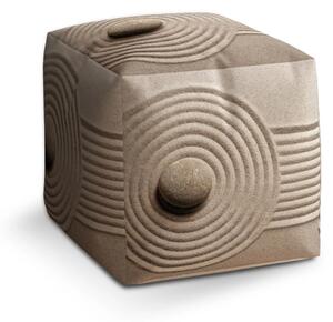 Sablio Taburet Cube Otisk v písku - 40x40x40 cm
