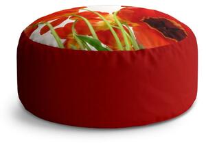 Sablio Taburet Circle Tulipány: 38x48 cm