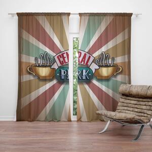 Sablio Závěs Seriál přátelé CENTRAL PERK Abstrakce: 2ks 140x250cm