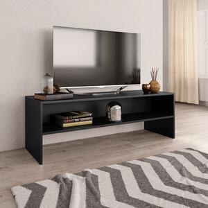 TV stolek černý 120 x 40 x 40 cm dřevotříska