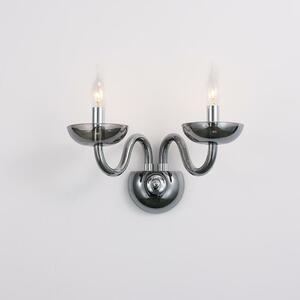 ACA Lighting Crystal nástěnné svítidlo BLK82182WSGC
