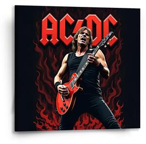 Sablio Obraz ACDC Kytarista - 50x50 cm