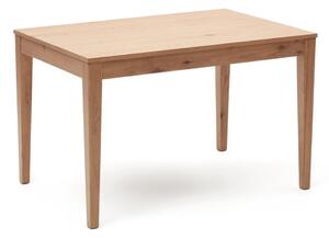 Rozkládací jídelní stůl s přídavnou deskou v dekoru dubu 80x120 cm Yain – Kave Home