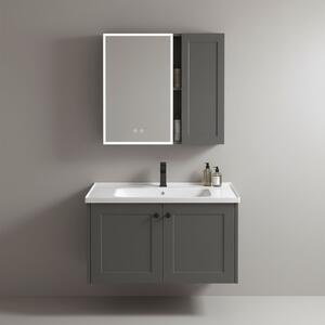 Sada koupelnového nábytku s umyvadlem Monti 60cm Grey