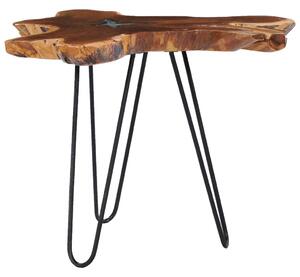 Konferenční stolek 70 x 45 cm masivní teak a polyresin