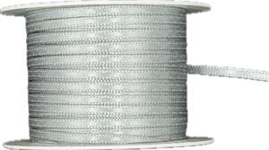 Tenká saténová stužka stříbrná 3mm x 10m (2,20 Kč/m)