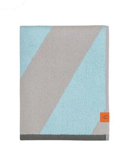 Froté ručník z bio bavlny v mentolové barvě 50x90 cm Diagonal – Mette Ditmer Denmark
