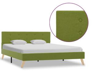 Rám postele zelený textil 140 x 200 cm