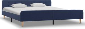 Rám postele modrý textil 180 x 200 cm