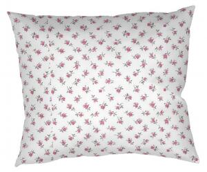 Komfortní ložní povlak na polštář z kvalitní jemné bavlny s jemným vzorem ve tvaru růžiček. Vzor Malé růže červené. Rozměr povlaku je 40x40 cm