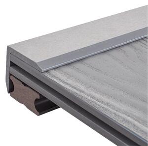 Nextwood terasová lemovací lišta ve tvaru L, šedá, WP1325