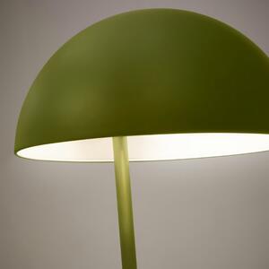 Zelená kovová stojací lampa Kave Home Catlar 150 cm