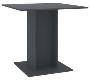 Jídelní stůl šedý 80 x 80 x 75 cm dřevotříska