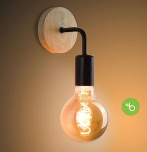 SIMPLE WOOD - dřevěná nástěnná lampička
