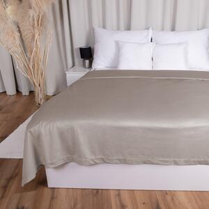 Biante Sametový přehoz na postel Velvet Premium SVP-015 Latte 140x200 cm
