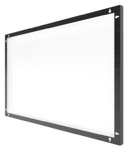 ALLboards METAL MB96_00030 kovový obraz tmavošedé dřevo 90 x 60 cm